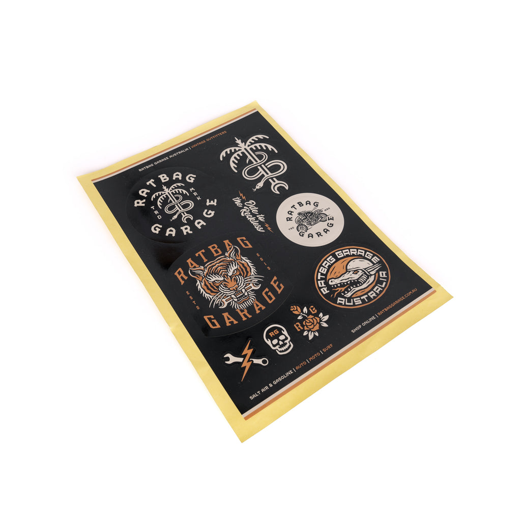 Ratbag Garage Sticker Pack Ratbag Garage Australia