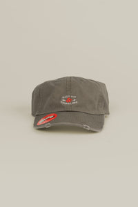 Salt Air & Gasoline Khaki Destroyed Vintage Retro Dad Hat