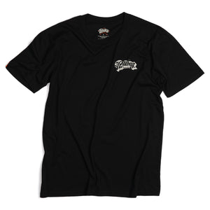 Ratbag Cafe Racer Mens Black Vintage Cotton Graphic T-Shirt