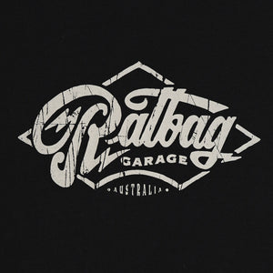 Ratbag Classic Chest Mens Black Vintage Cotton Graphic T-Shirt
